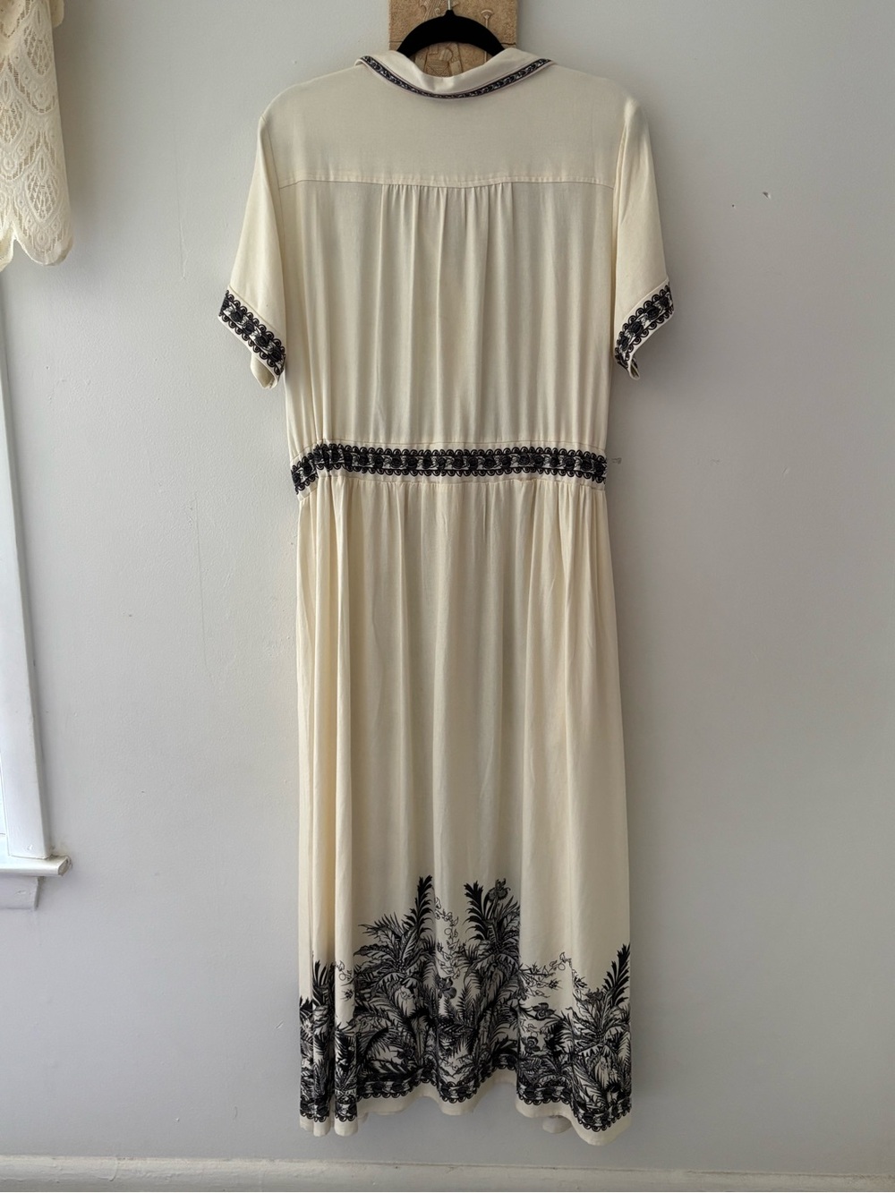 Max Studio Midi Dress Linen blend size M-L - Picture 4 of 15